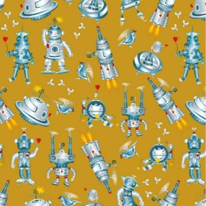 Jerse French terry digital organic - Robot Dance