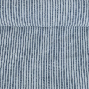 Material 100% In prespalat subtire - Stripe Blue
