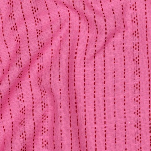 Material bumbac tesut yarn dyed - Dobby Fuchsia