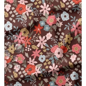 Material impermeabil - Painted Garden Cocoa