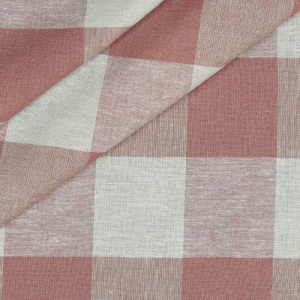 Material in si vascoza - Yarn Dyed Checks Old Rose