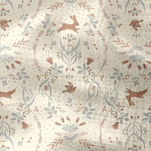 Muselina imprimata - Country Cottage Spring