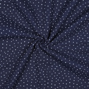 Muselina imprimata - Little Dots Navy - Img 2