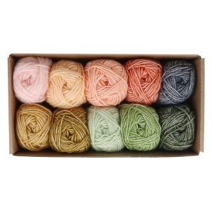 Pachet 10 sculuri x 25 gr - Scheepjes Stone Washed - Intentions - Img 4