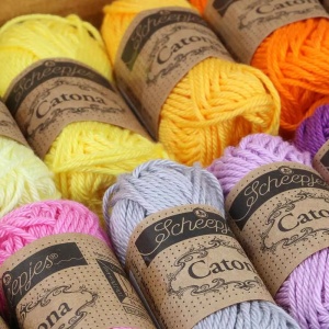 Pachet 109 sculuri de 10 gr - Scheepjes Catona Colour Pack - Img 4