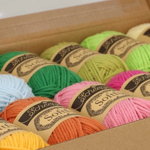 Pachet 12 sculuri x 20 gr - Scheepjes Softfun - Summer Party