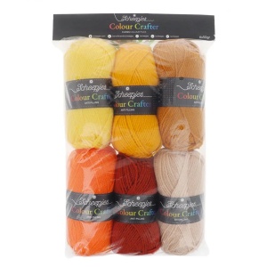 Pachet 6 sculuri x 50 gr - Scheepjes Color Crafter - Clog - Img 2