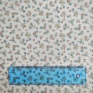 Poplin imprimat - Christmas Vintage Blossom - Img 3