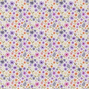 Poplin imprimat digital - Rozen Violet
