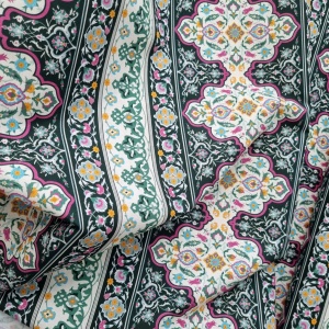 Poplin imprimat - Indian Kala Border - Img 2