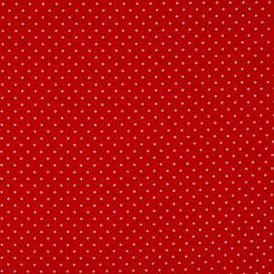 Poplin imprimat - Minimals Mini Dots Red