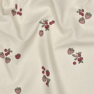 Poplin organic GOTS - Natural Fruits