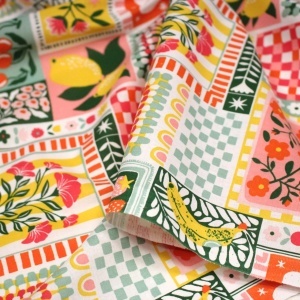 Poplin premium imprimat - Sicily Summer - Img 3
