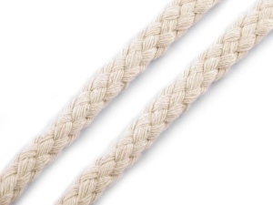 Snur din bumbac natur - diametru 8mm - cupon 1.7m - Img 2