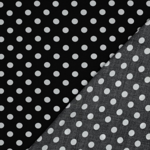 Vascoza Imprimata digital- Polka Dots Black - Img 3