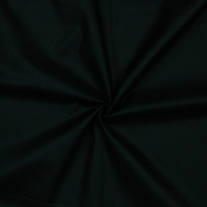 Batist - Voal de bumbac uni organic GOTS - Black