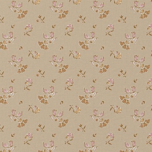 Bumbac imprimat cu flori - Indian Floral