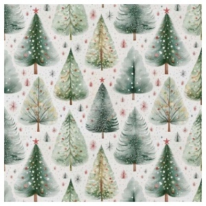 Bumbac imprimat digital - Forest of Joy