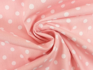 Bumbac imprimat - Dots Rose - Img 2
