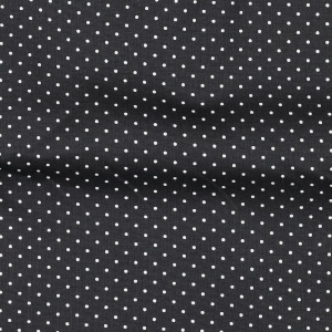 Bumbac imprimat - Petit Dot Black - cupon 72 cm