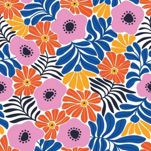 Bumbac imprimat - Tropical Fiesta