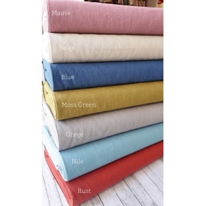 Cupon 25cm - Material In - Linen Washed - Moss Green - Img 2