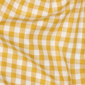 Cupon 50 cm - Material bumbac tesut yarn dyed - Vichy Ochre 10mm