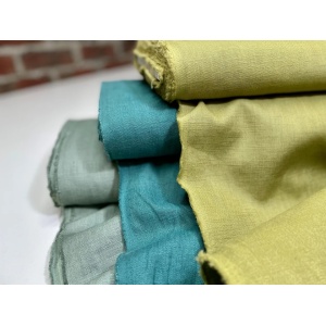 Cupon 50 cm - Material In - Linen Washed - Old Green - Img 3
