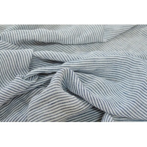 Cupon 55 cm - Material 100% In prespalat subtire - Stripe Blue - Img 2