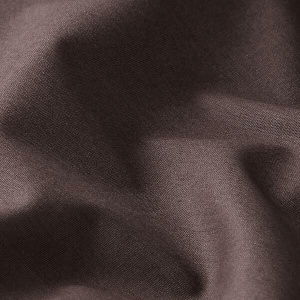 Cupon 55cm - Poplin bumbac uni - Dark Brown
