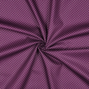 Cupon 70 cm - Bumbac imprimat - Petit Dots Purple - Img 2