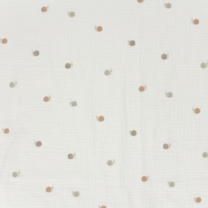 Cupon 70cm - Muselina imprimata - Baby Snails - Img 3
