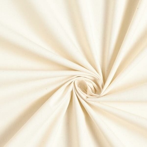 Cupon 80 cm - Poplin bumbac uni - Natural - Img 3