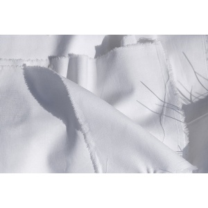 Cupon 85 cm - Panza bumbac - Victoria Neted Alb