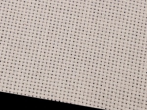 Etamina pentru brodat ecru - 20x30cm - 54 ochiuri / 10 cm