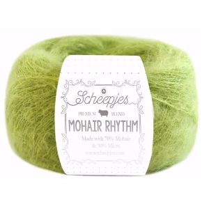 Fir de tricotat premium Mohair Rhythm 25g - Culoare Smooth