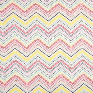 Jerse Bumbac imprimat - Herringbone White