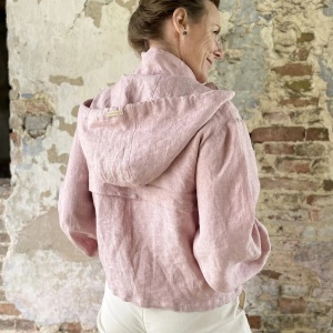 Material 100% In - Linen Georgio Old Pink - Img 4