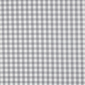 Material bumbac tesut yarn dyed- Vichy Grey 10mm - Img 4