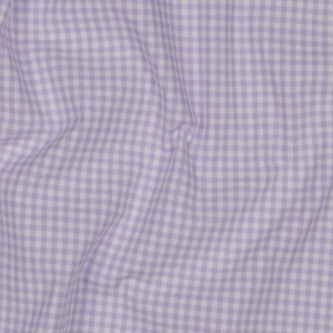 Material bumbac tesut yarn dyed - Vichy Lilac 2.7mm