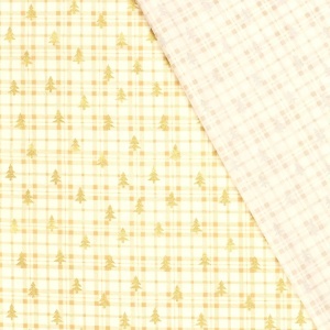 Material Craciun Poplin - Tartan Christmas Ivory - Img 3