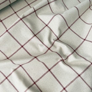 Material home decor extralat - Tenerife Checks Natural - Img 2
