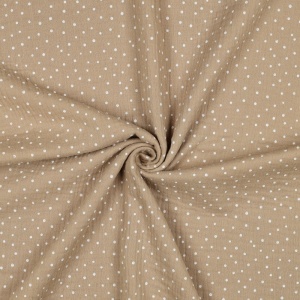 Muselina imprimata - Little Dots Beige - Img 2
