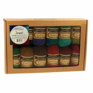 Pachet 12 sculuri x 20 gr - Scheepjes Softfun Jewel