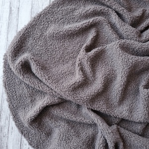 Plush Teddy Sherpa Boucle - Gris - Img 2