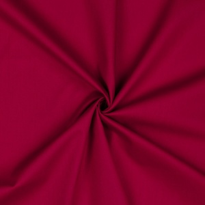 Poplin bumbac uni - Cerise - Img 2