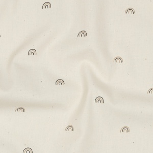 Poplin organic GOTS - Natural Rainbows