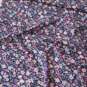 Poplin premium digital - Mini Floral Blue - Img 4