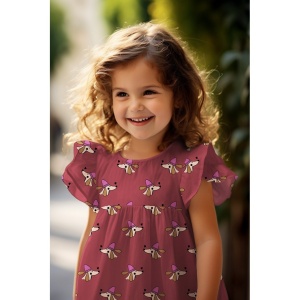 Poplin premium imprimat - Dogs Purple - Img 4