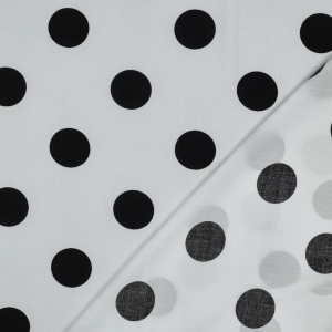 Vascoza Imprimata digital- Big Polka Dots White - Img 3